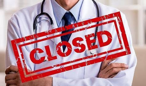 Chiusura ambulatorio medico