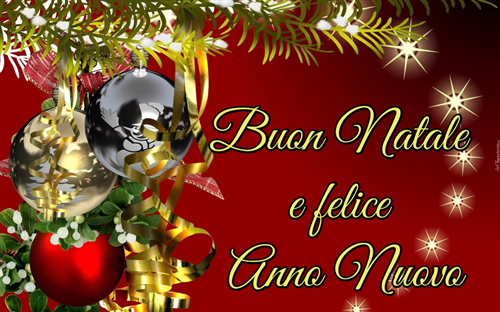 Buon Natale e Felice Anno Nuovo